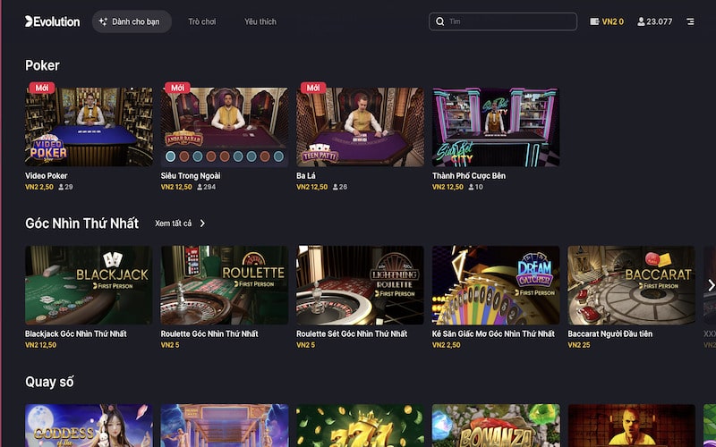 Nhà cái đưa ra sự cải tiến đáng kể về màu sắc và chất lượng tại sảnh game Poker